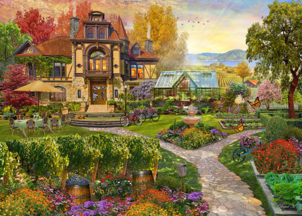 Vineyard Retreat 1500 Piece Jigsaw Puzzle