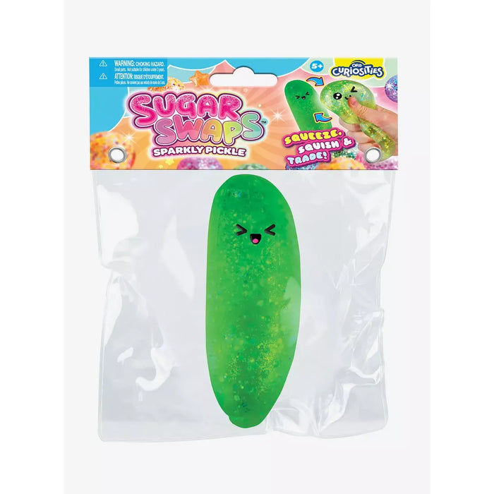 Sugar Swaps™ Sparkly Pickle Squishy Sensory Toy