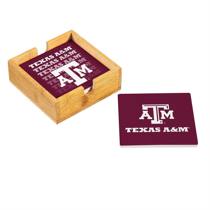 Texas A&M Ceramic Coasters Set