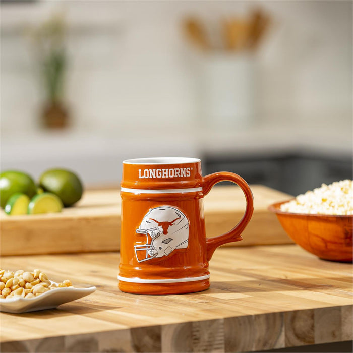 University of Texas Ceramic Stein Cup, 24oz