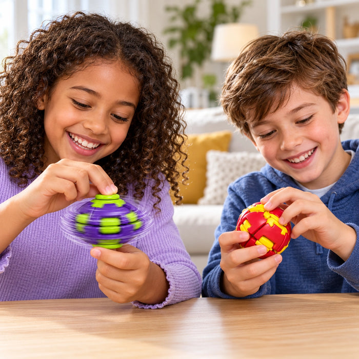 Fidget Sphere Spin & Click Sensory Fidget Toy