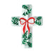 Red Bow Glass Cross