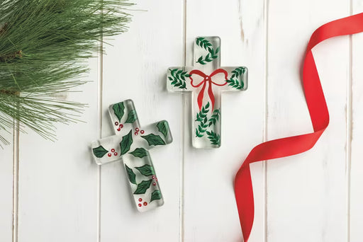 Holiday Glass Cross