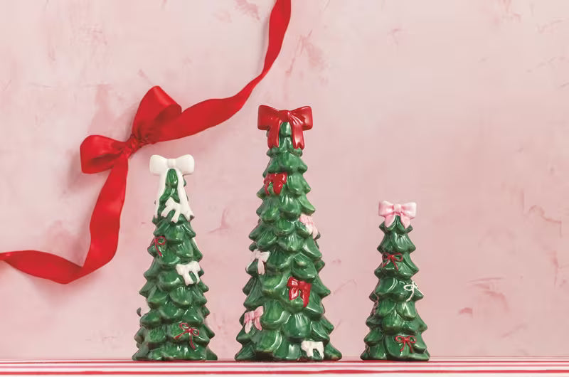 Bow Christmas Tree Sitter