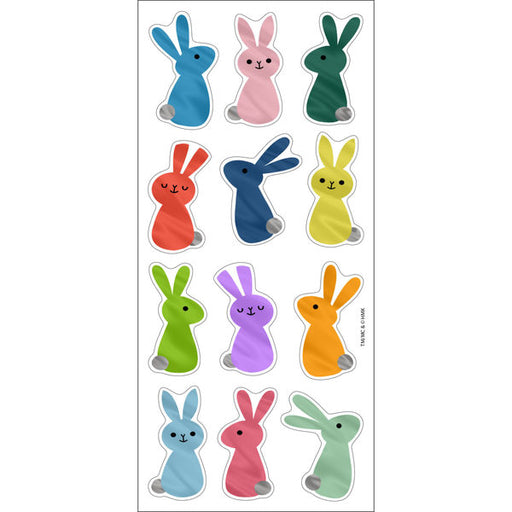 Multi Bunnies Easter Stickers