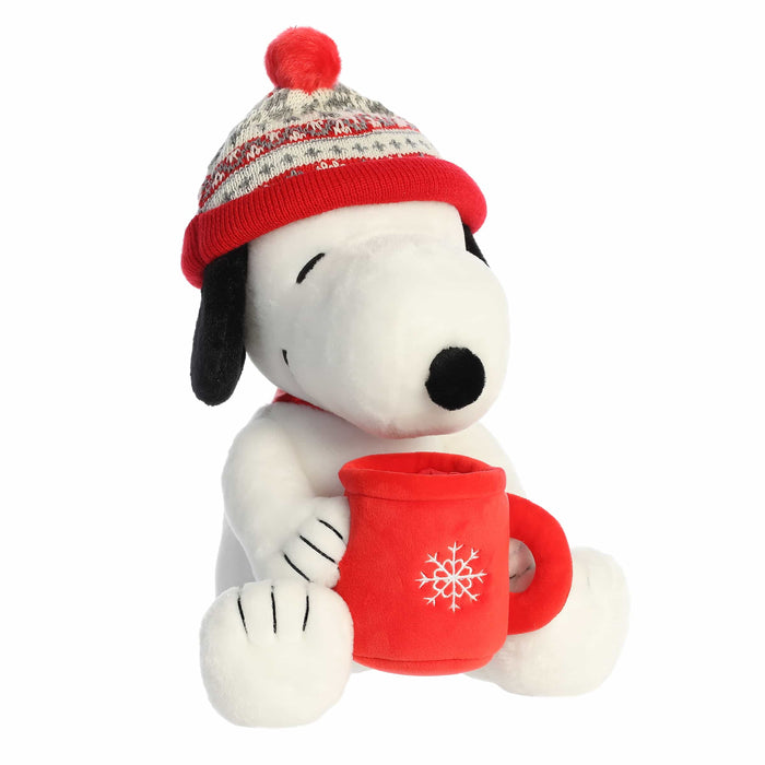 Peanuts® Winter Hat Snoopy With Mug, 12"