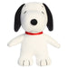 Snoopy plush toy on a white background