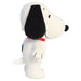 Snoopy plush toy on a white background