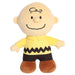 Charlie Brown plush toy on a white background