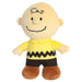 Charlie Brown plush toy on a white background