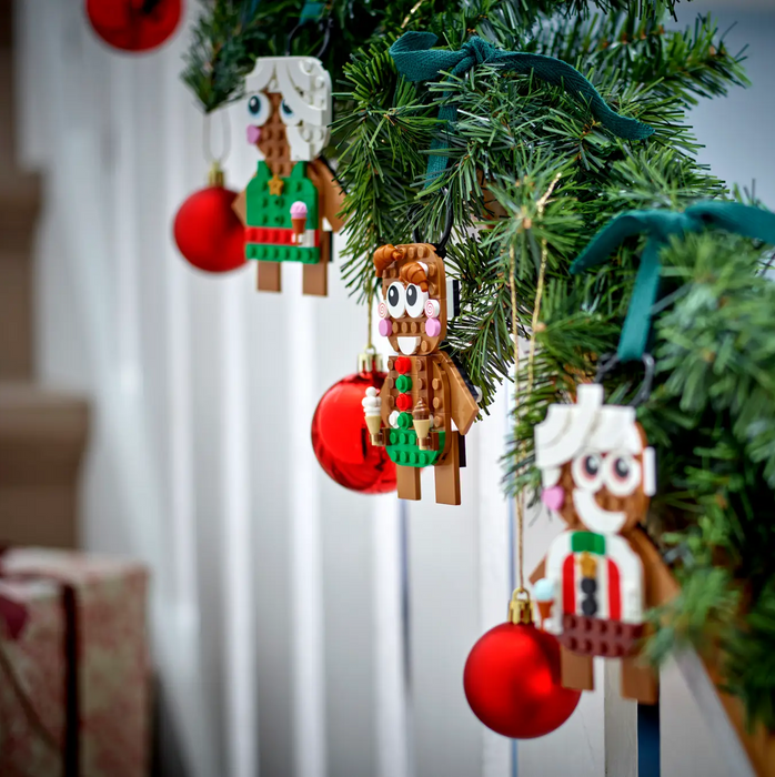 LEGO® Gingerbread Ornaments