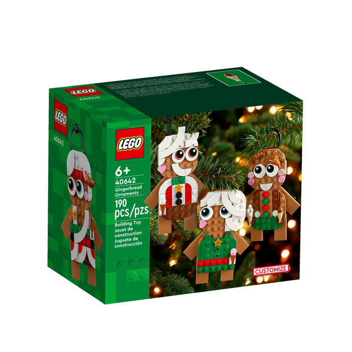 LEGO® Gingerbread Ornaments