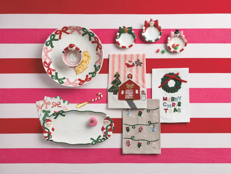 Holiday Bow Trinket Dish