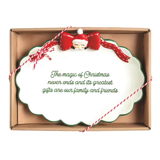 Santa Bow Sentiment Tray