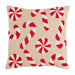 Candy Cane Beaded Pillow