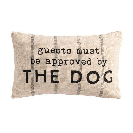 Guests Pet Striped Pillow