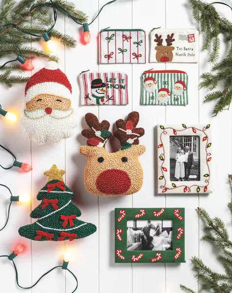 Christmas Beaded Pouchs