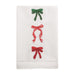 Three Bows Embroidered Towel