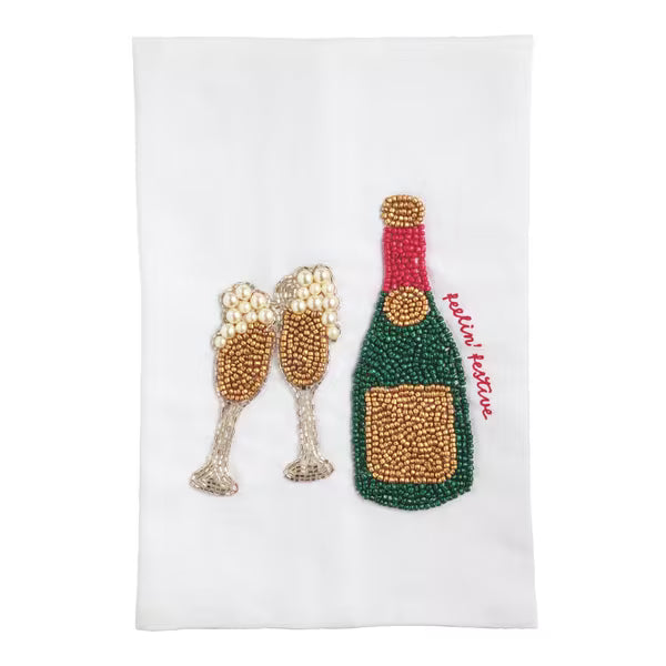 Holiday Beaded Towels
