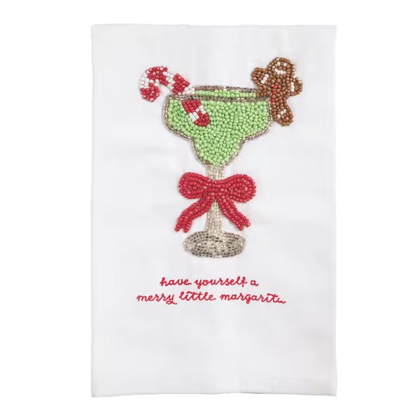 Holiday Beaded Towels