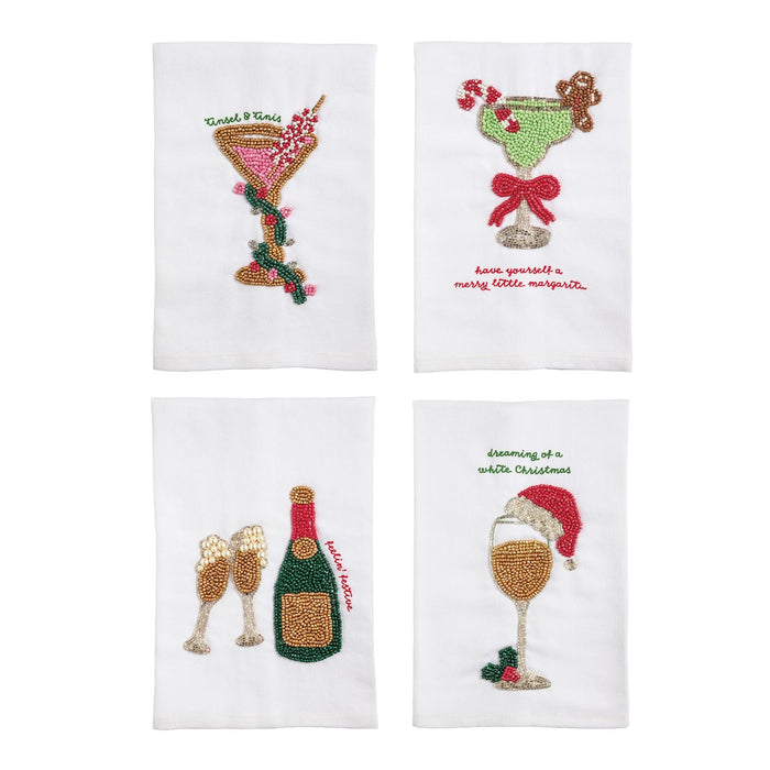 Holiday Beaded Towels