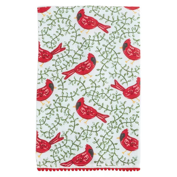 Cardinal All Over Pom Towel