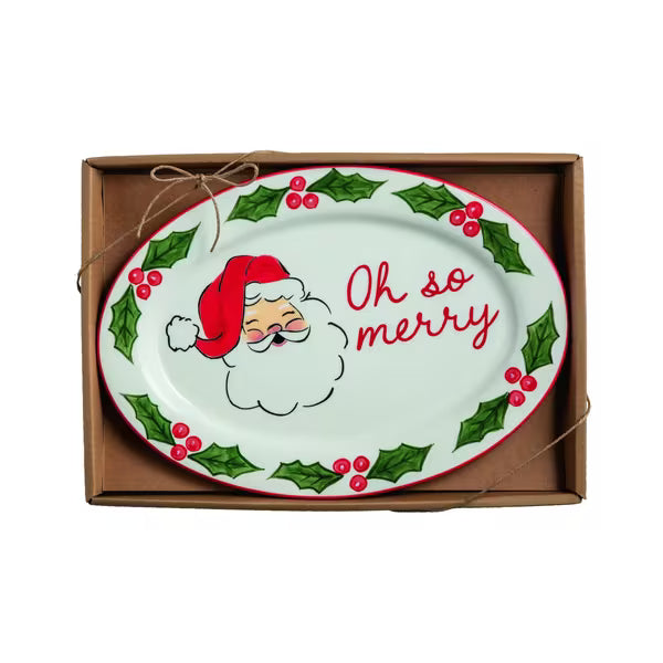 Oh So Merry Sentiment Plate