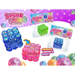 Colorful bubble cube toys with packaging labeled 'Sugar Swaps' on a white background.