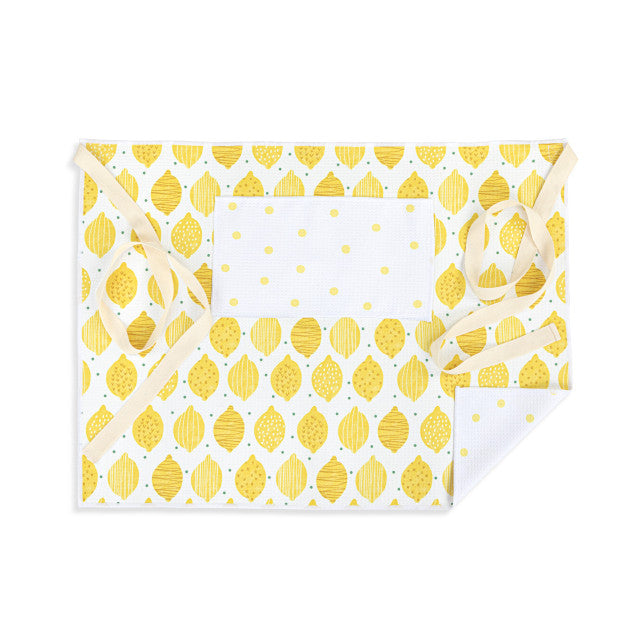 Lemons Absorbent Half Apron