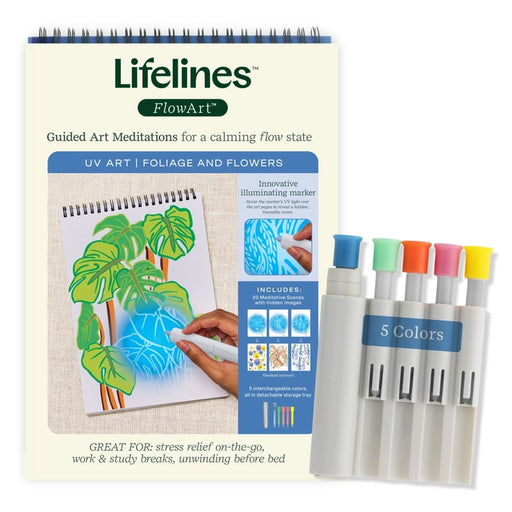 Lifelines FlowArt UV Art Foliage and Flowers Guided Art Meditations