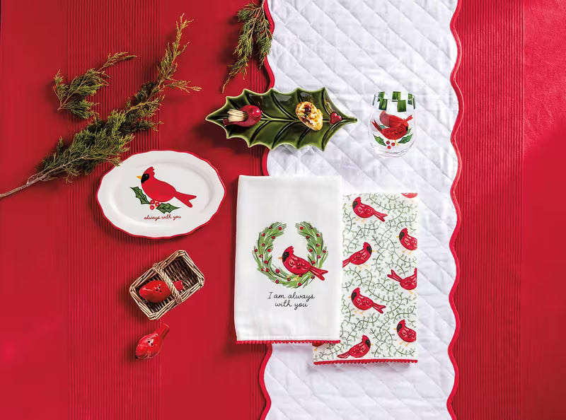 Cardinal All Over Pom Towel