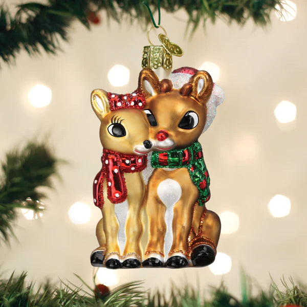 Old World Christmas Rudolph® And Clarice™ Ornament
