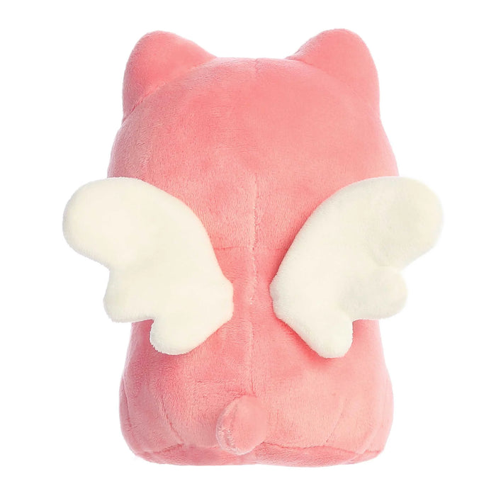 7" Candy Heart Sitting Dark Pink Meowchi