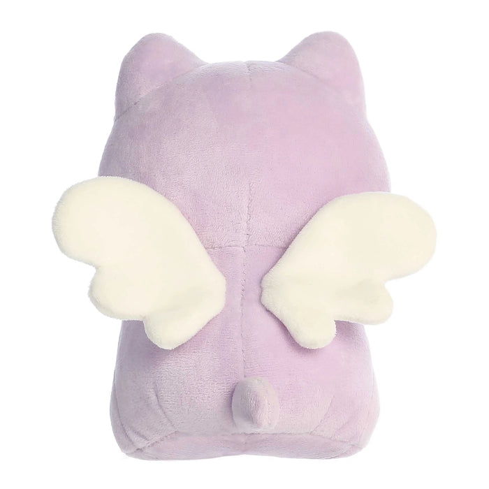 7" Candy Heart Sitting Lavender Meowchi