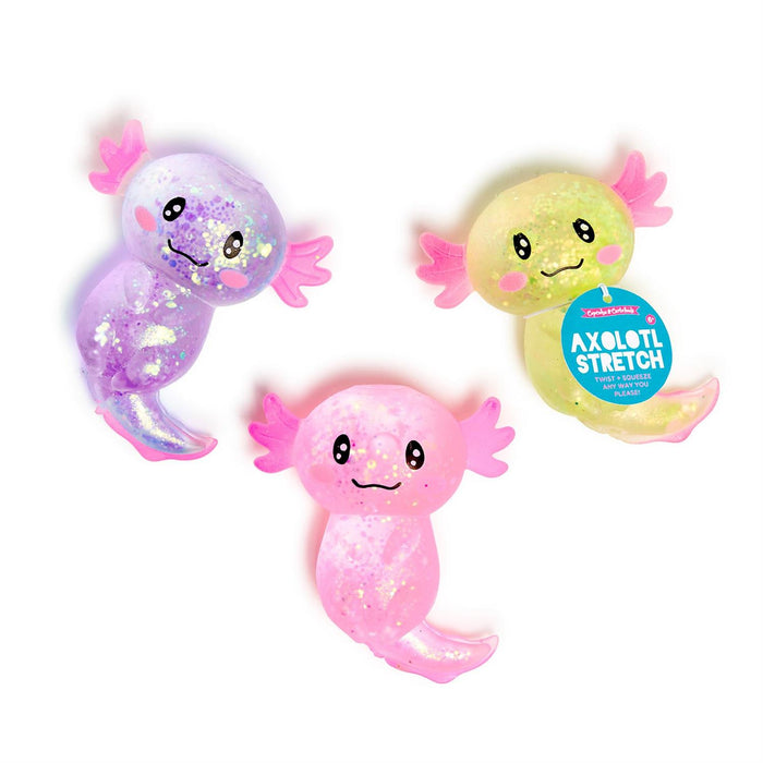 Squishy Glitter Axolotl