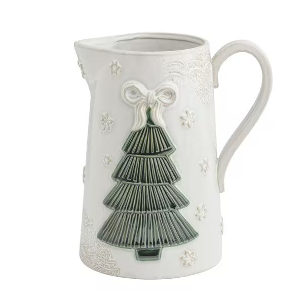 Pressed Christmas Tree Pitcher