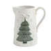 Pressed Christmas Tree Pitcher