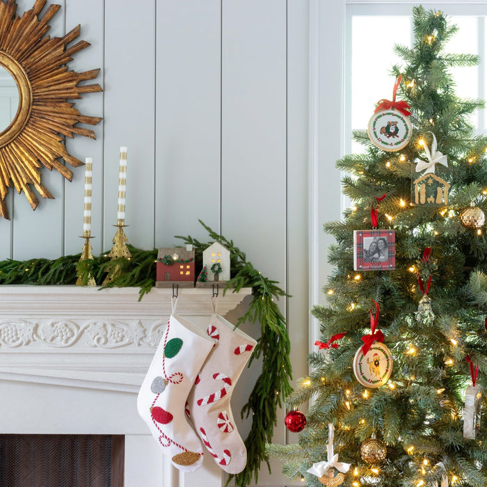 Lights Beaded Stocking