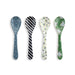 Blue Tones Bamboo Melamine Spoons Set of 4