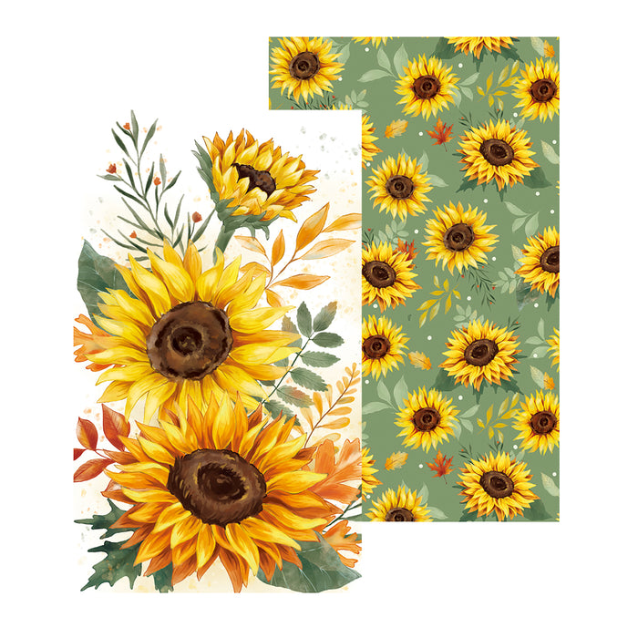 Harvest Blossom Sunflower Quick Dry Kitchen Towel