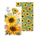 Harvest Blossom Sunflower Quick Dry Kitchen Towel