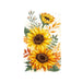 Harvest Blossom Sunflower Quick Dry Kitchen Towel