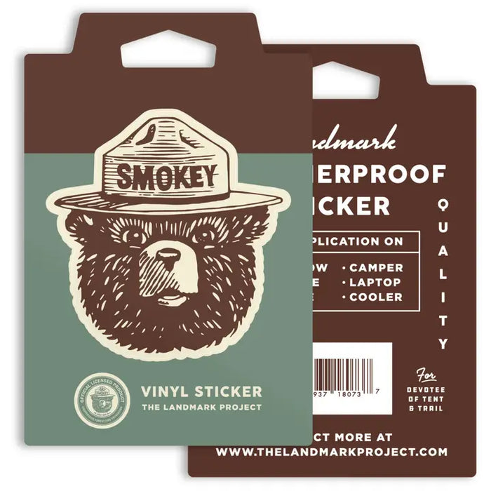 Smokey Bear Logo Sticker
