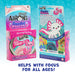 Two packages of Crazy Aaron's Putty with a blue and white patterned background