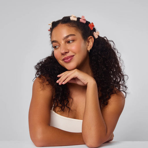 Mini Cherry Blossom Cloud Claw Clips 8pc Set