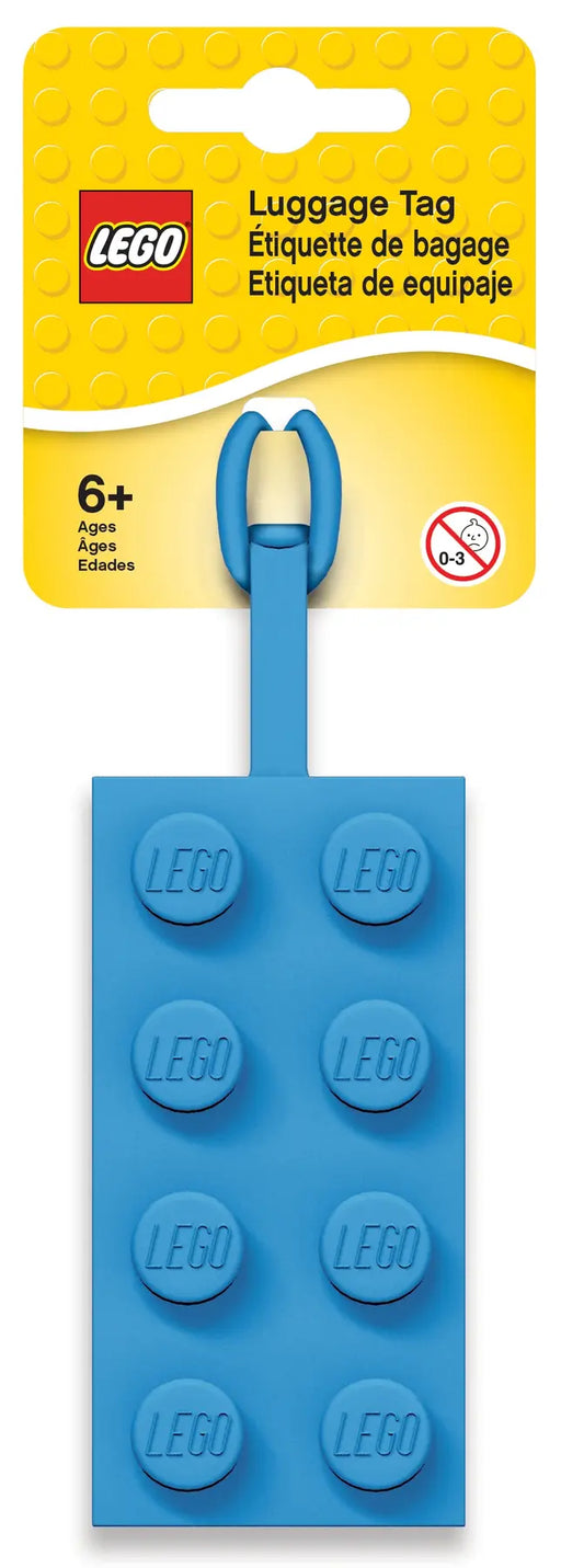 LEGO® Blue Luggage Tag