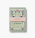 Notebook with 'Pride and Prejudice' design featuring flowers and text on a white background