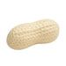 A peanut-shaped novelty item, likely a container or decorative object, featuring a detailed peanut shell texture. It is off-white/cream in color, photographed on a clean, light beige background.