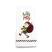 Christmas Flour Sack Tea Towels holly jolly elf