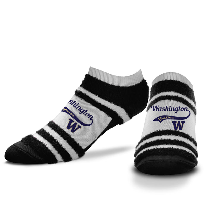 Washington Huskies - Block Stripe Tail Swoop Socks